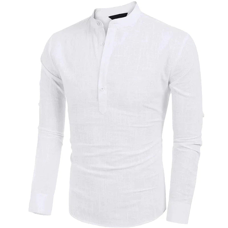 Hugo - Chemise monocolore à manches longues