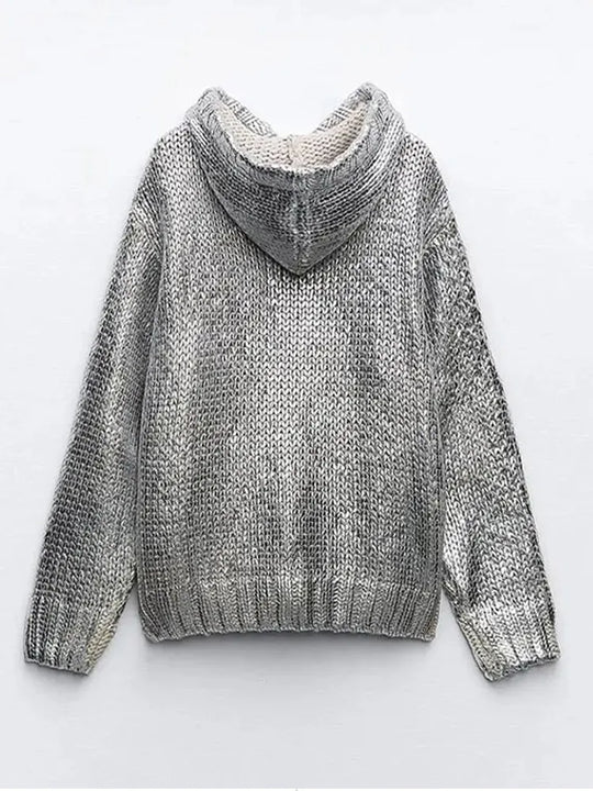 Pull metallizzato per le donne