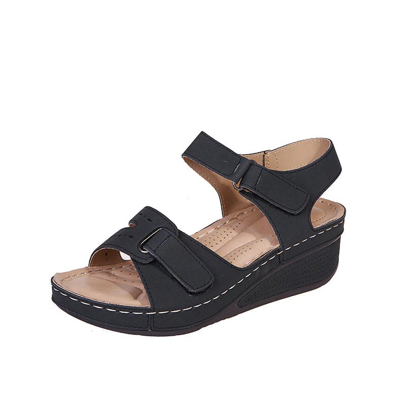 Chloe - Sandales romaines pour femmes avec fermeture velcro