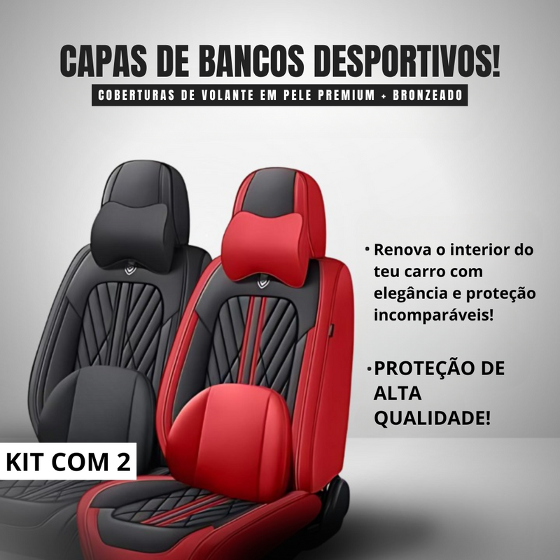 Capas de Bancos Desportivos em Pele de Qualidade Superior