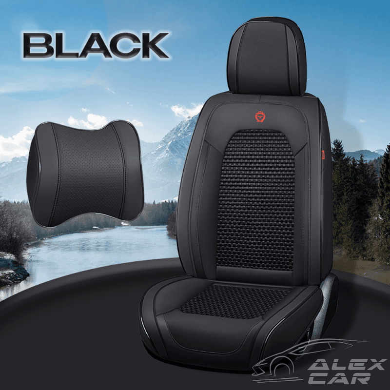 Alexcar Nox 2024 Full Set Universal Breathable Waterproof Vehicle Leather Cover for Cars, SUV