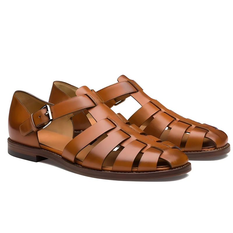 Robert - Sandales en cuir pour homme