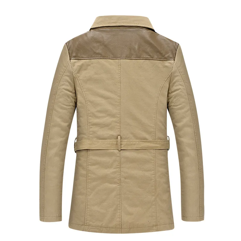 Valentino - Trench lungo isolé avec ceinture pour homme